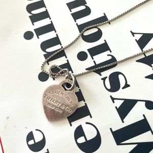 Tiffany & Co. Y2K SILVER HEART TAG PENDANT